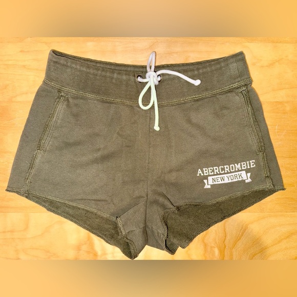 Abercrombie & Fitch Pants - Abercrombie & Fitch Women's Green Athletic Shorts